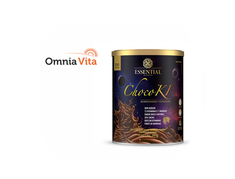 Achocolatado Vitaminado Chocoki 300g – Essential Nutrition por R$ 54 + 50 pontos